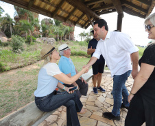 O governador Carlos Massa Ratinho Junior acompanha neste domingo (13) o Festival de Balonismo, que acontece no Parque Estadual de Vila Velha, em Ponta Grossa. Presente: prefeito de Ponta Grossa, Marcelo Rangel; secretário de Desenvolvimento Sustentável e Turismo, Márcio Nunes; Sandro Alex; entre outros.Ponta Grossa, 13-10-19.Foto: Arnaldo Alves / AEN.