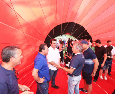 O governador Carlos Massa Ratinho Junior acompanha neste domingo (13) o Festival de Balonismo, que acontece no Parque Estadual de Vila Velha, em Ponta Grossa. Presente: prefeito de Ponta Grossa, Marcelo Rangel; secretário de Desenvolvimento Sustentável e Turismo, Márcio Nunes; Sandro Alex; entre outros.Ponta Grossa, 13-10-19.Foto: Arnaldo Alves / AEN.