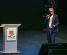 O governador Carlos Massa Ratinho Junior lança nesta quarta-feira (09) evento Governo 5.0 - Inovação a Serviço da População, Como Fazer Diferente,Como Pensar Diferente, no Teatro Guaira em Curitiba.  14/10/2019 - Foto: Geraldo Bubniak/AEN