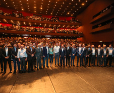 O governador Carlos Massa Ratinho Junior lança nesta quarta-feira (09) evento Governo 5.0 - Inovação a Serviço da População, Como Fazer Diferente,Como Pensar Diferente, no Teatro Guaira em Curitiba.  14/10/2019 - Foto: Geraldo Bubniak/AEN