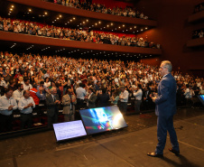 O governador Carlos Massa Ratinho Junior lança nesta quarta-feira (09) evento Governo 5.0 - Inovação a Serviço da População, Como Fazer Diferente,Como Pensar Diferente, no Teatro Guaira em Curitiba.  14/10/2019 - Foto: Geraldo Bubniak/AEN