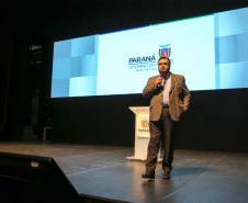 O governador Carlos Massa Ratinho Junior lança nesta quarta-feira (09) evento Governo 5.0 - Inovação a Serviço da População, Como Fazer Diferente,Como Pensar Diferente, no Teatro Guaira em Curitiba.  14/10/2019 - Foto: Geraldo Bubniak/AEN