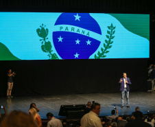 O governador Carlos Massa Ratinho Junior lança nesta quarta-feira (09) evento Governo 5.0 - Inovação a Serviço da População, Como Fazer Diferente,Como Pensar Diferente, no Teatro Guaira em Curitiba.  14/10/2019 - Foto: Geraldo Bubniak/AEN