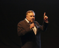Governo 5.0 – Inovação a Serviço da População, Como Fazer Diferente, Como Pensar Diferente. Na foto, o secretário da Justiça, Família e Trabalho, Ney Leprevost. Foto: Arnaldo Alves/AEN