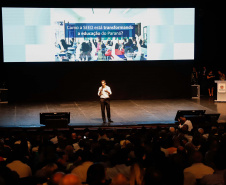 Governo 5.0 – Inovação a Serviço da População, Como Fazer Diferente, Como Pensar Diferente. Na foto, o secretário da Educação,  Renato Feder.