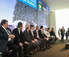 O governador Carlos Massa Ratinho Junior e a ministra da Agricultura, Pecuária e Abastecimento, Tereza Cristina, anunciam nesta terça-feira (15),  no Palácio Iguaçu, em Curitiba, a suspensão das campanhas de vacinação contra febre aftosa em rebanhos bovinos e de bufalinos no Paraná.  Curitiba, 14/10/2019 - Foto: Geraldo Bubniak/AEN