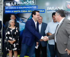 Londrina, na região Norte, vai fortalecer ainda mais o atendimento na área de saúde com o apoio do Governo do Estado. Nesta quarta-feira (16), o governador Carlos Massa Ratinho Junior entregou a última etapa das obras de modernização física da Santa Casa de Londrina.