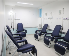 O governador Carlos Massa Ratinho Júnior inaugura nesta quarta-feira (16),   a reforma do pronto-socorro do Hospital São Vicente de Paulo, de Guarapuava (região central). Guarapuava, 16/10/2019 -  Foto: Geraldo Bubniak/AEN