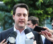 O governador Carlos Massa Ratinho Júnior inaugura nesta quarta-feira (16),   a reforma do pronto-socorro do Hospital São Vicente de Paulo, de Guarapuava (região central). Guarapuava, 16/10/2019 -  Foto: Geraldo Bubniak/AEN