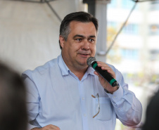 O governador Carlos Massa Ratinho Júnior inaugura nesta quarta-feira (16),   a reforma do pronto-socorro do Hospital São Vicente de Paulo, de Guarapuava (região central). Guarapuava, 16/10/2019 -  Foto: Geraldo Bubniak/AEN