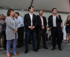O governador Carlos Massa Ratinho Júnior inaugura nesta quarta-feira (16),   a reforma do pronto-socorro do Hospital São Vicente de Paulo, de Guarapuava (região central). Guarapuava, 16/10/2019 -  Foto: Geraldo Bubniak/AEN