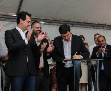 O governador Carlos Massa Ratinho Júnior inaugura nesta quarta-feira (16),   a reforma do pronto-socorro do Hospital São Vicente de Paulo, de Guarapuava (região central). Guarapuava, 16/10/2019 -  Foto: Geraldo Bubniak/AEN