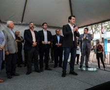 O governador Carlos Massa Ratinho Júnior inaugura nesta quarta-feira (16),   a reforma do pronto-socorro do Hospital São Vicente de Paulo, de Guarapuava (região central). Guarapuava, 16/10/2019 -  Foto: Geraldo Bubniak/AEN