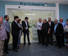 O governador Carlos Massa Ratinho Júnior inaugura nesta quarta-feira (16),   a reforma do pronto-socorro do Hospital São Vicente de Paulo, de Guarapuava (região central). Guarapuava, 16/10/2019 -  Foto: Geraldo Bubniak/AEN