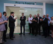 O governador Carlos Massa Ratinho Júnior inaugura nesta quarta-feira (16),   a reforma do pronto-socorro do Hospital São Vicente de Paulo, de Guarapuava (região central). Guarapuava, 16/10/2019 -  Foto: Geraldo Bubniak/AEN