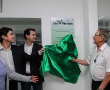 O governador Carlos Massa Ratinho Júnior inaugura nesta quarta-feira (16),   a reforma do pronto-socorro do Hospital São Vicente de Paulo, de Guarapuava (região central). Guarapuava, 16/10/2019 -  Foto: Geraldo Bubniak/AEN