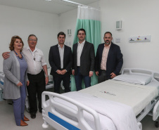 O governador Carlos Massa Ratinho Júnior inaugura nesta quarta-feira (16),   a reforma do pronto-socorro do Hospital São Vicente de Paulo, de Guarapuava (região central). Guarapuava, 16/10/2019 -  Foto: Geraldo Bubniak/AEN