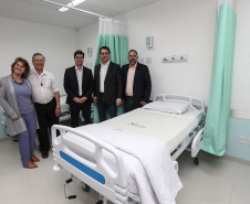 O governador Carlos Massa Ratinho Júnior inaugura nesta quarta-feira (16),   a reforma do pronto-socorro do Hospital São Vicente de Paulo, de Guarapuava (região central). Guarapuava, 16/10/2019 -  Foto: Geraldo Bubniak/AEN