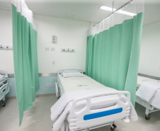 O governador Carlos Massa Ratinho Júnior inaugura nesta quarta-feira (16),   a reforma do pronto-socorro do Hospital São Vicente de Paulo, de Guarapuava (região central). Guarapuava, 16/10/2019 -  Foto: Geraldo Bubniak/AEN