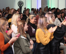 Uma tarde inteira para mostrar o papel da mulher no empreendedorismo, na inovação e na liderança, e o equilíbrio entre carreira e maternidade