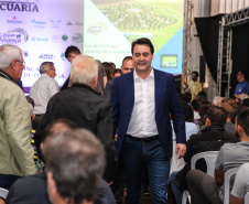 O governador Carlos Massa Ratinho Junior participa nesta quinta-feira (17),  no Parque de Exposições Lacerda Werneck, em Guarapuava, da primeira edição da Agropec, evento voltado a produtores rurais da região e que reúne palestras técnicas, leilões de animais e culinária tropeira e regional. Guarapuava, 17/10/2019 -  Foto: Geraldo Bubniak/AEN