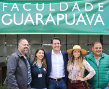 O governador Carlos Massa Ratinho Junior participa nesta quinta-feira (17),  no Parque de Exposições Lacerda Werneck, em Guarapuava, da primeira edição da Agropec, evento voltado a produtores rurais da região e que reúne palestras técnicas, leilões de animais e culinária tropeira e regional. Guarapuava, 17/10/2019 -  Foto: Geraldo Bubniak/AEN