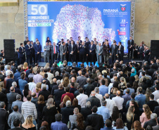 O governador Carlos Massa Ratinho Junior anuncia nesta segunda-feira (21) a liberação de R$ 50 milhões para ações da área da saúde.   Curitiba, 21/10/2019 - Foto: Geraldo Bubniak/AEN