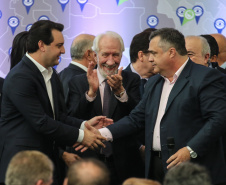 O governador Carlos Massa Ratinho Junior anuncia nesta segunda-feira (21) a liberação de R$ 50 milhões para ações da área da saúde.   Curitiba, 21/10/2019 - Foto: Geraldo Bubniak/AEN