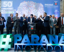 O governador Carlos Massa Ratinho Junior anuncia nesta segunda-feira (21) a liberação de R$ 50 milhões para ações da área da saúde. Curitiba, 21/10/2019 