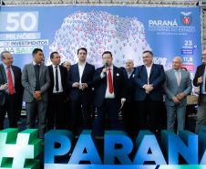 O governador Carlos Massa Ratinho Junior anuncia nesta segunda-feira (21) a liberação de R$ 50 milhões para ações da área da saúde. Curitiba, 21/10/2019 