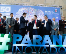 O governador Carlos Massa Ratinho Junior anuncia nesta segunda-feira (21) a liberação de R$ 50 milhões para ações da área da saúde. Curitiba, 21/10/2019 