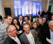 O governador Carlos Massa Ratinho Junior anuncia nesta segunda-feira (21) a liberação de R$ 50 milhões para ações da área da saúde. Curitiba, 21/10/2019 