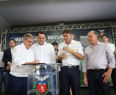 Nesta quinta-feira (24), dentro das atividades da transferência da sede do Governo do Estado para Ponta Grossa, o governador Carlos Massa Ratinho Junior anunciou as primeiras cidades que receberão condomínios para idosos.Foto: Arnaldo Alves / AEN.