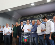 Nesta quinta-feira (24), dentro das atividades da transferência da sede do Governo do Estado para Ponta Grossa, o governador Carlos Massa Ratinho Junior anunciou as primeiras cidades que receberão condomínios para idosos
