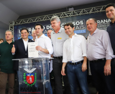 Nesta quinta-feira (24), dentro das atividades da transferência da sede do Governo do Estado para Ponta Grossa, o governador Carlos Massa Ratinho Junior anunciou as primeiras cidades que receberão condomínios para idosos
