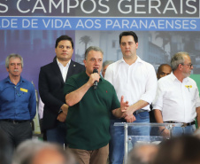Nesta quinta-feira (24), dentro das atividades da transferência da sede do Governo do Estado para Ponta Grossa, o governador Carlos Massa Ratinho Junior anunciou as primeiras cidades que receberão condomínios para idosos