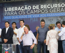 Nesta quinta-feira (24), dentro das atividades da transferência da sede do Governo do Estado para Ponta Grossa, o governador Carlos Massa Ratinho Junior anunciou as primeiras cidades que receberão condomínios para idosos