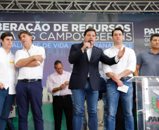 Ponta Grossa e outros 12 municípios dos Campos Gerais vão investir R$ 19,9 milhões em pavimentação de ruas, compra de equipamentos de videomonitoramento, máquinas, ambulância e ônibus escolares, além de ações na área da saúde. Os recursos são do Governo do Estado. As licitações e homologações das obras e aquisições foram autorizadas pelo governador Carlos Massa Ratinho Junior nesta quinta-feira (24) em Ponta Grossa.