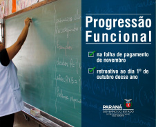 Progressões de professores serão pagas em novembro. Foto:SEED