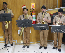 A entrega de medalhas de Mérito Rodoviário e homenagens aos policiais militares marcaram o evento de comemoração pelos 55 anos de criação do Batalhão de Polícia Rodoviária (BPRv) nesta sexta-feira (25), no auditório do Departamento de Estradas e Rodagem, em Curitiba.