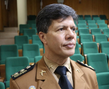 Curitiba, 25 de Outubro de 2019.  55º Aniversario do BPRV. Foto: entrevista Cel Prates.