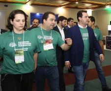 Governador Carlos Massa Ratinho Junior participa em Foz do Iguaçu, do Congresso Empresárial Paranaense. Foz do Iguaçu,25/10/2019 Foto:Jaelson Lucas / AEN