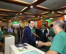 Governador Carlos Massa Ratinho Junior participa em Foz do Iguaçu, do Congresso Empresárial Paranaense. Foz do Iguaçu,25/10/2019 Foto:Jaelson Lucas / AEN