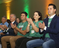 Governador Carlos Massa Ratinho Junior participa em Foz do Iguaçu, do Congresso Empresárial Paranaense. Foz do Iguaçu,25/10/2019 Foto:Jaelson Lucas / AEN