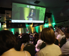 Governador Carlos Massa Ratinho Junior participa em Foz do Iguaçu, do Congresso Empresárial Paranaense. Foz do Iguaçu,25/10/2019 Foto:Jaelson Lucas / AEN