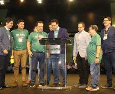 Governador Carlos Massa Ratinho Junior participa em Foz do Iguaçu, do Congresso Empresárial Paranaense. Foz do Iguaçu,25/10/2019 Foto:Jaelson Lucas / AEN