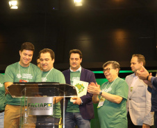Governador Carlos Massa Ratinho Junior participa em Foz do Iguaçu, do Congresso Empresárial Paranaense. Foz do Iguaçu,25/10/2019 Foto:Jaelson Lucas / AEN