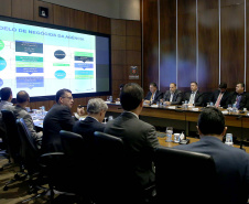 Governador Carlos Massa Ratinho Junior participa da reunião de secretários. Curitiba,29/10/2019 Foto:Jaelson Lucas / AEN