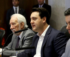 Governador Carlos Massa Ratinho Junior participa da reunião de secretários. Curitiba,29/10/2019 Foto:Jaelson Lucas / AEN