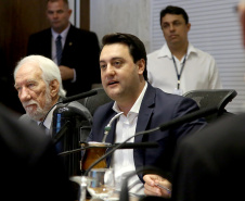 Governador Carlos Massa Ratinho Junior participa da reunião de secretários. Curitiba,29/10/2019 Foto:Jaelson Lucas / AEN